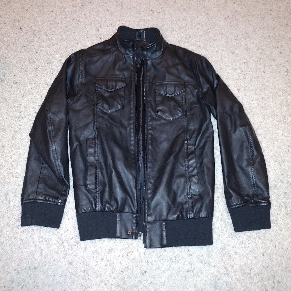 KIDS "LEATHER" JACKET Large